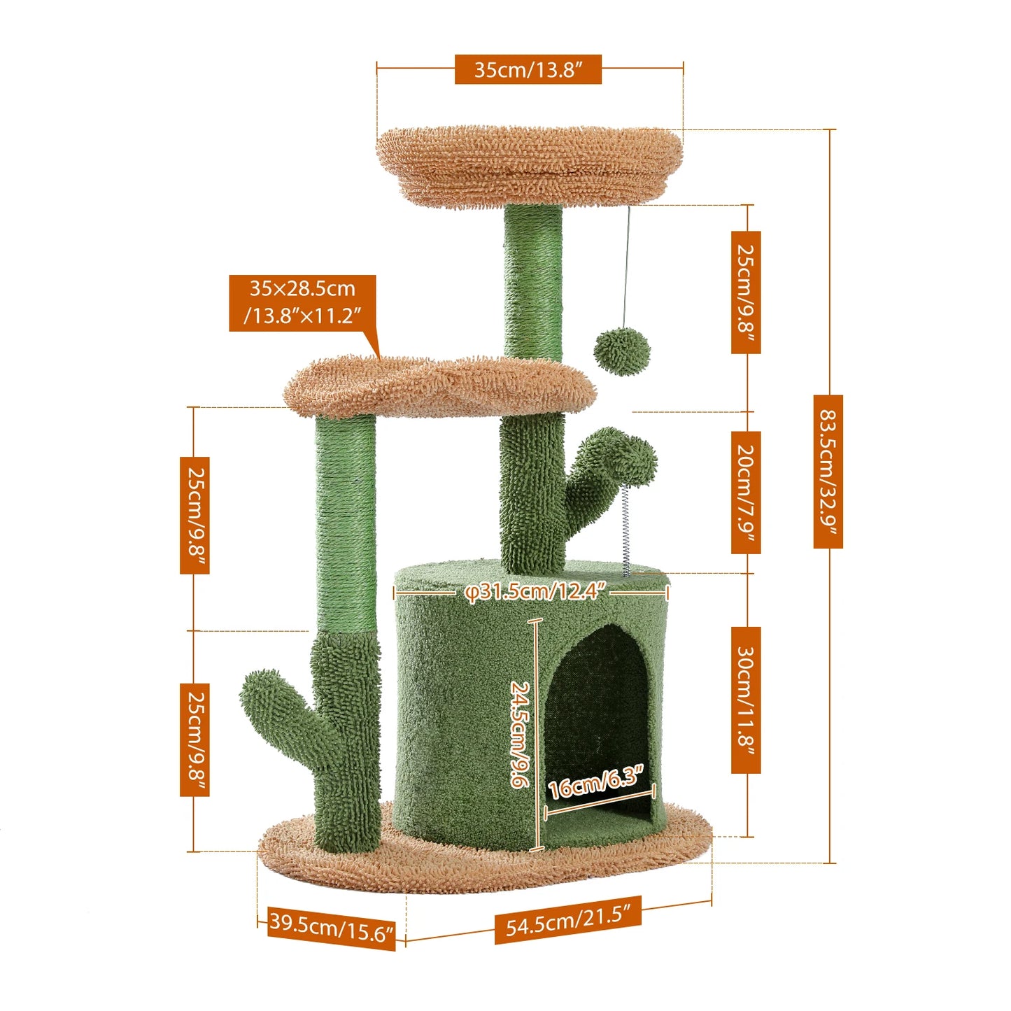 Cat Scratching Post Tree Tower