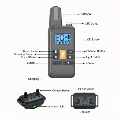 Rechargeable Anti Barking Dog Training Collar