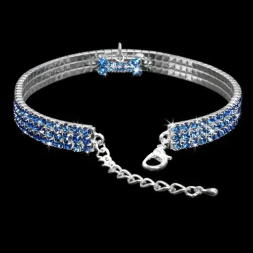 Fashion Bling Rhinestone Dog Collar