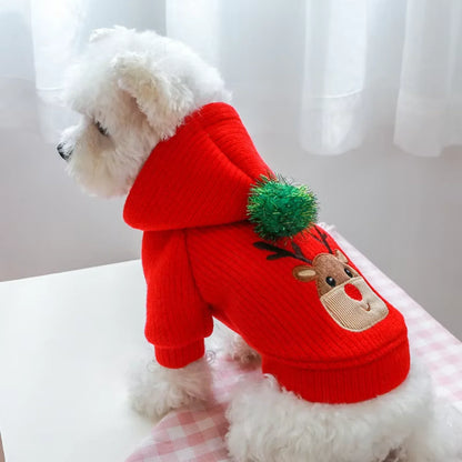 Warm Winter Christmas Clothes for Pets