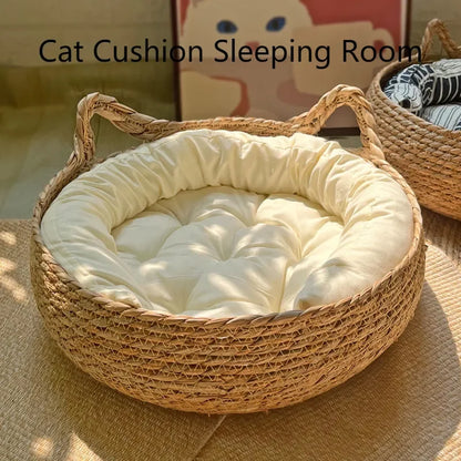 Four Seasons Pure Handmade Vine Woven Cat Nest