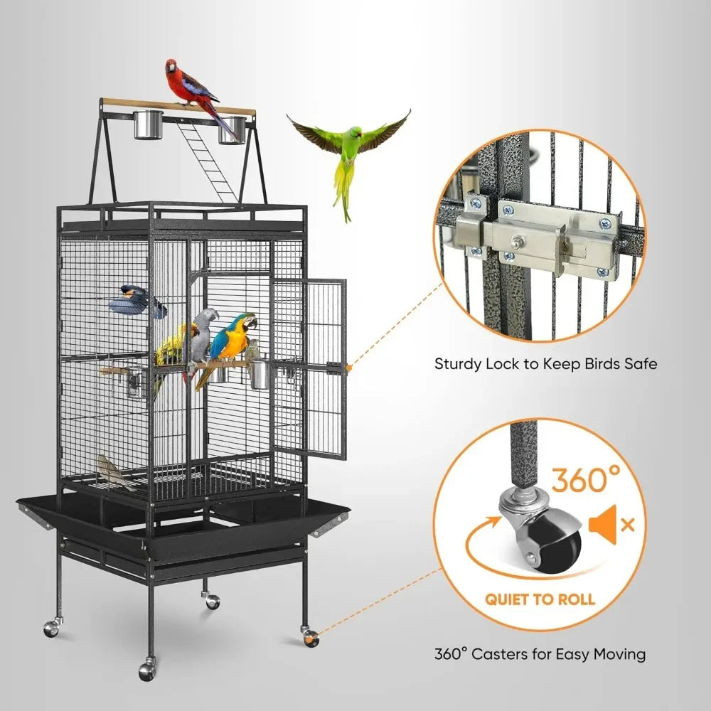 Bird Cage for Small to Medium Size Birds