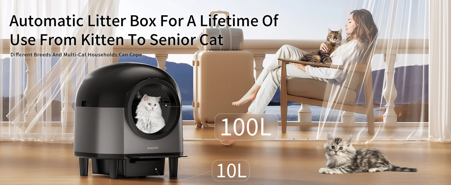 Self Cleaning Automatic Cat Litter Box