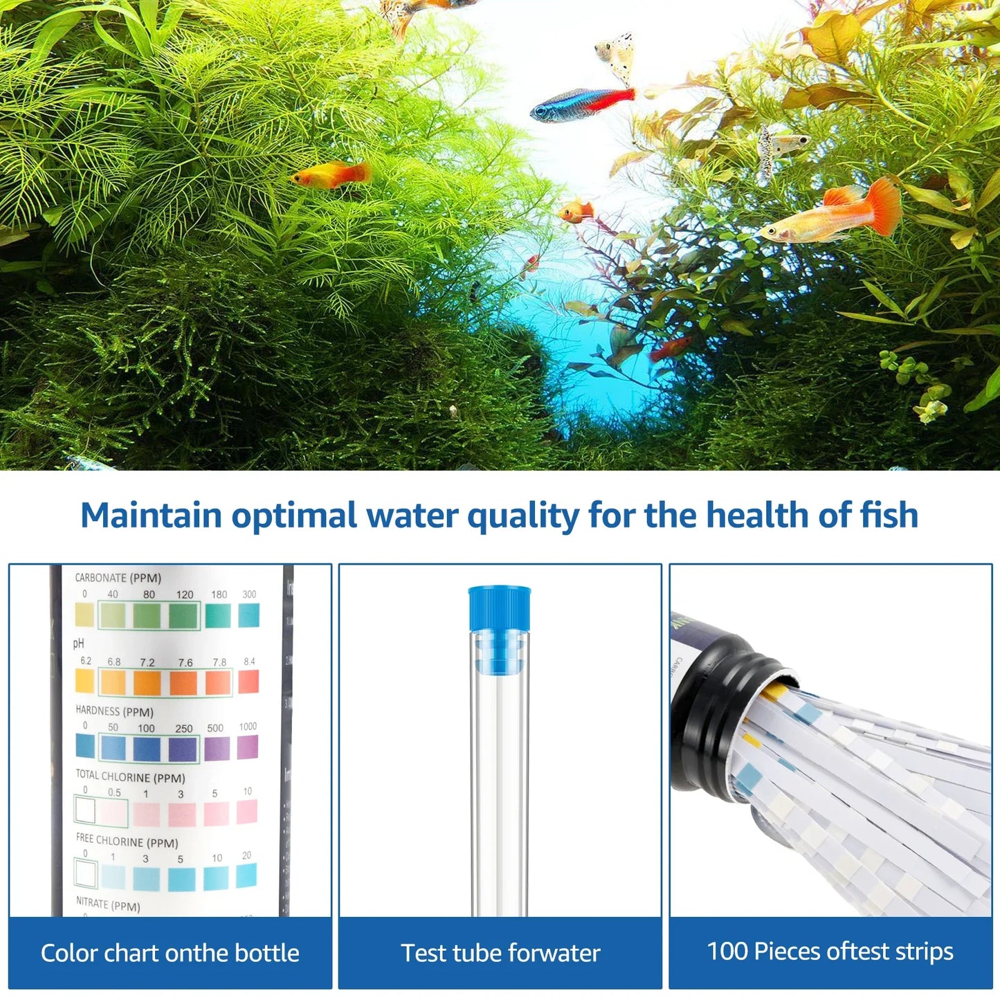 100 ct Aquarium Test Strips