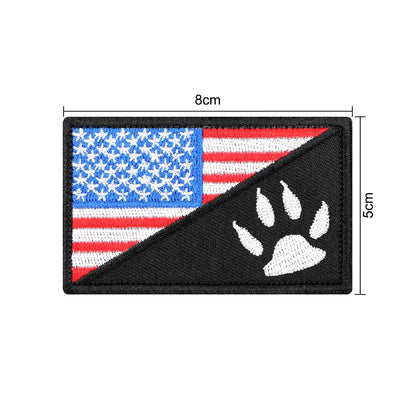 12 Pieces Tactical Patch Bundle For Dog Vest