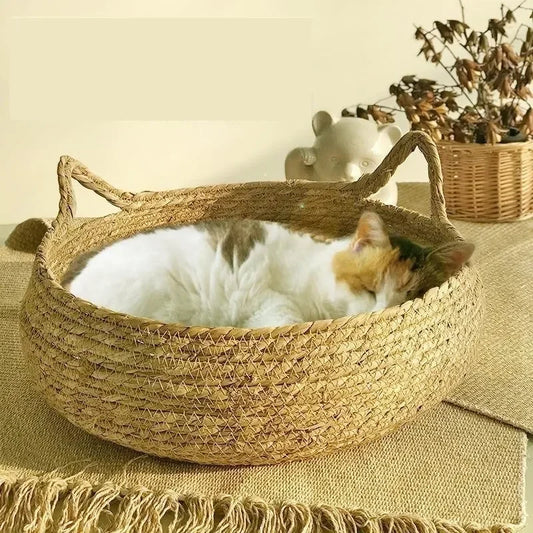 Four Seasons Pure Handmade Vine Woven Cat Nest