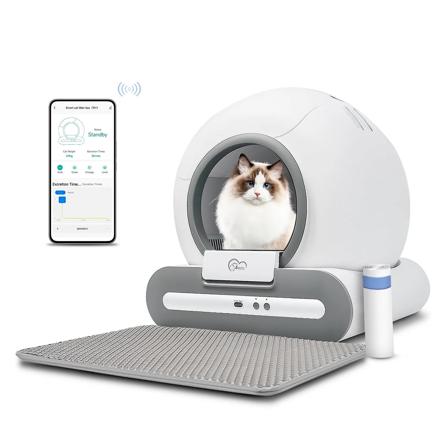 Smart Automatic Cat Litter Box