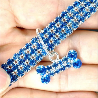 Fashion Bling Rhinestone Dog Collar