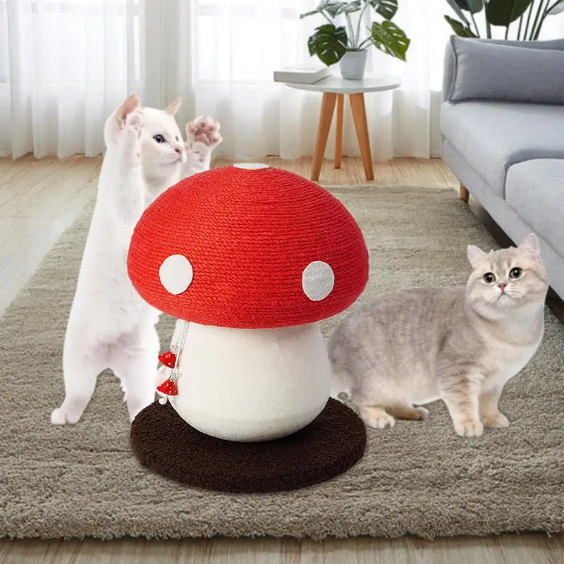Mushroom Cat Scratching Post