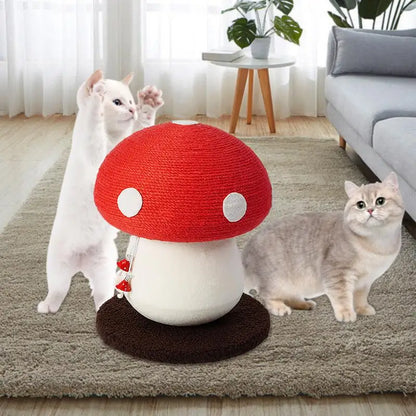 Mushroom Cat Scratching Post