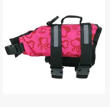 Adjustable Dog Life Jacket with Rescue Handle