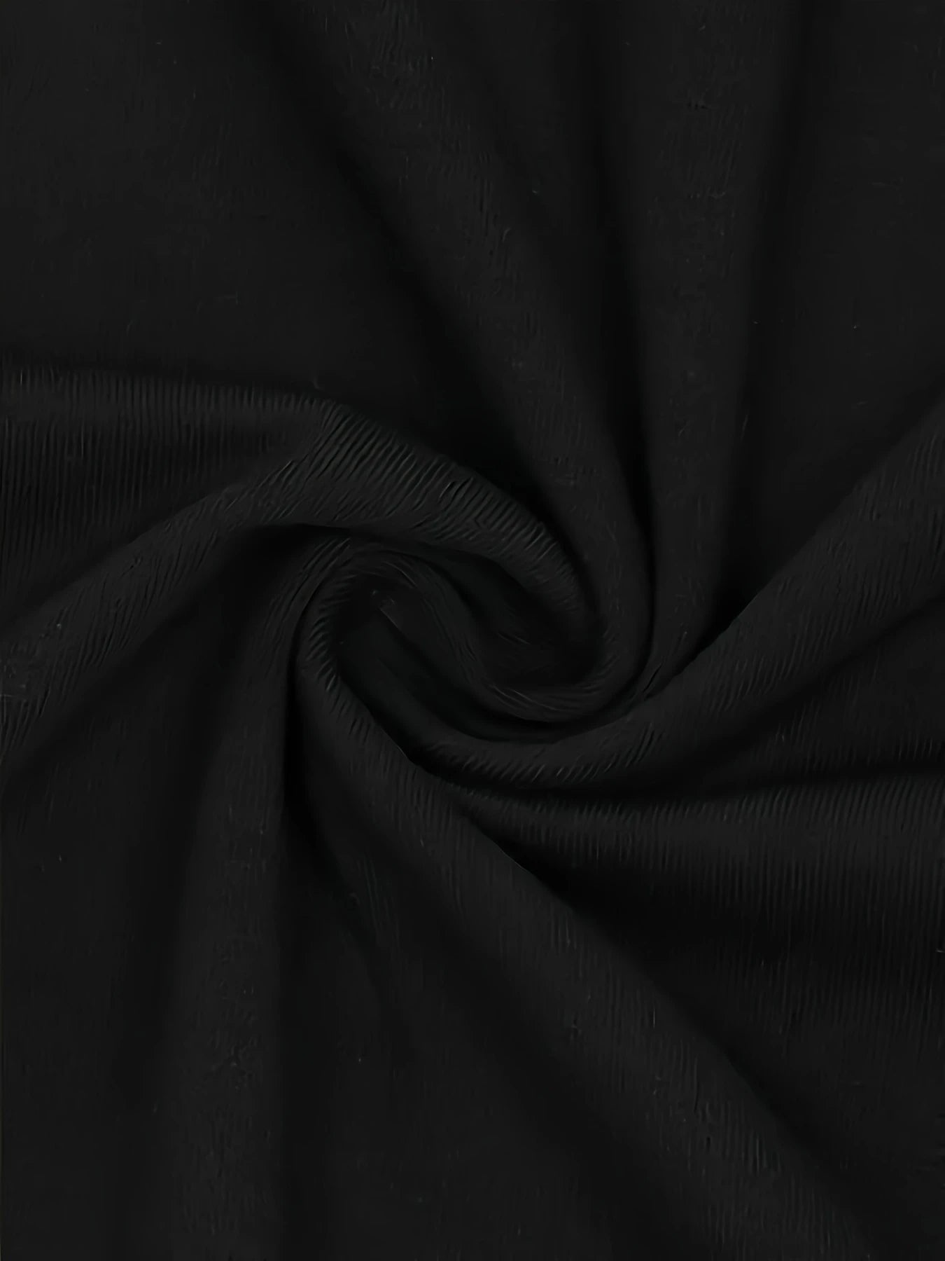 Men's Black Cotton T - Shirt