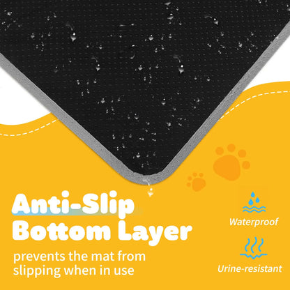 Cat Litter Mat Waterproof Urine-Resistant Dirty Trap Washable And Easy To Clean Toilet Dog Pet Cat Scratch Mat