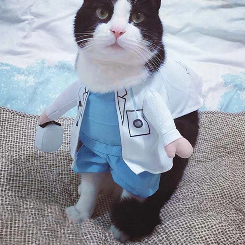 Doctor Halloween Costume for Dogs or Cats