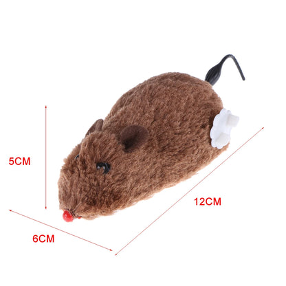 Plush Spring Mouse Interactive Cat Toy