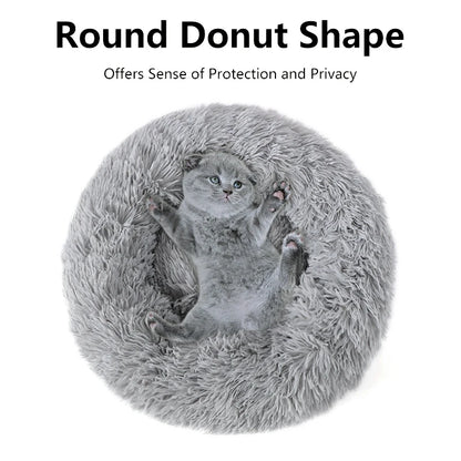 Soft Large Round Plush Pet Bed