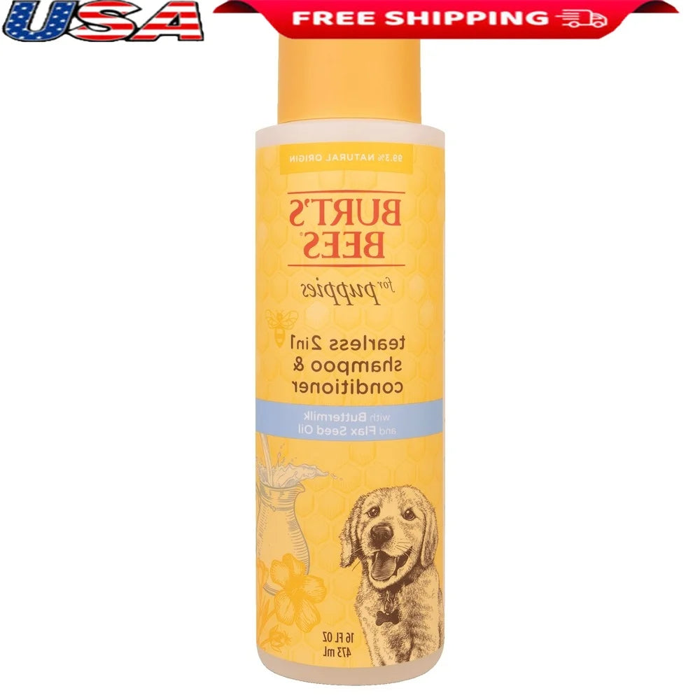 Natural Tearless 2-in-1 Dog Shampoo