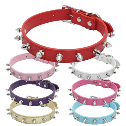 Leather/studded Pet Collar