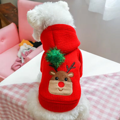 Warm Winter Christmas Clothes for Pets