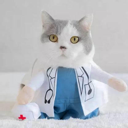 Doctor Halloween Costume for Dogs or Cats