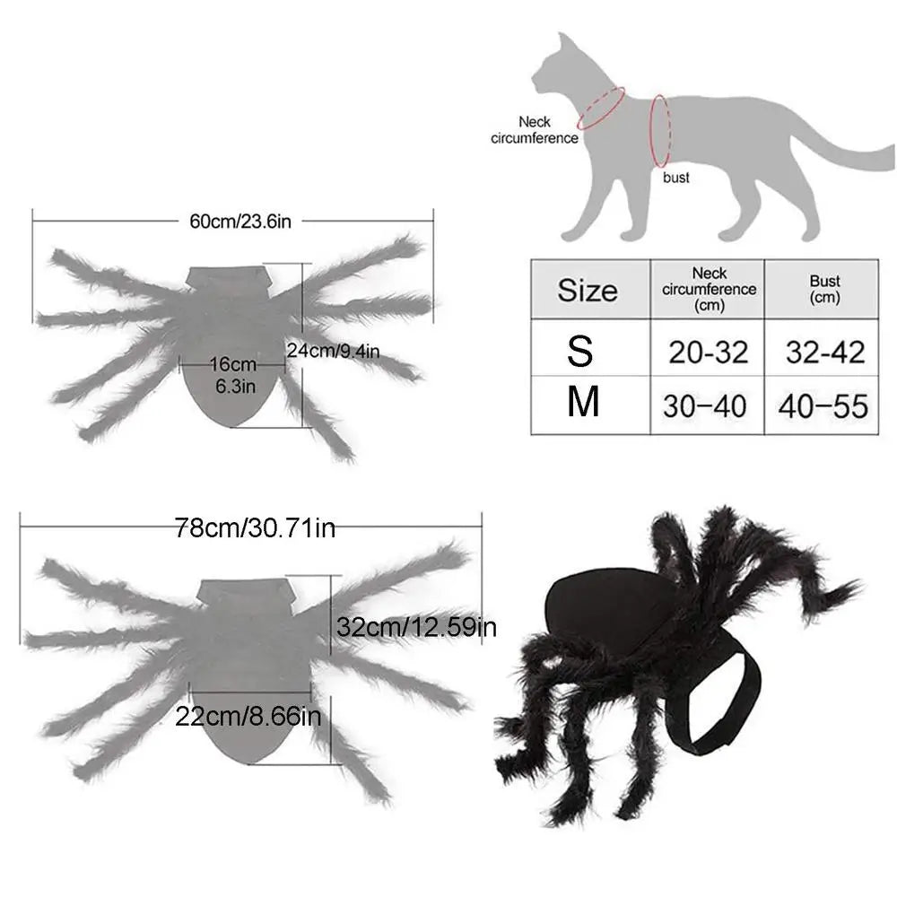 Halloween Spider Costume For Dogs