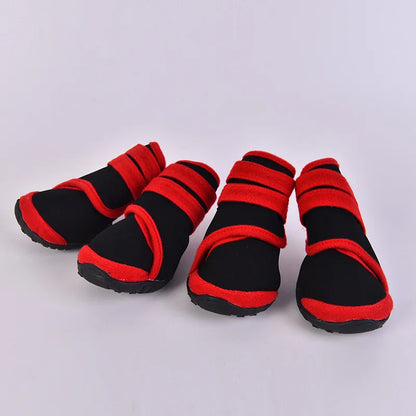 Waterproof Anti-slip Rain/Snow Footwear for Large Dogs