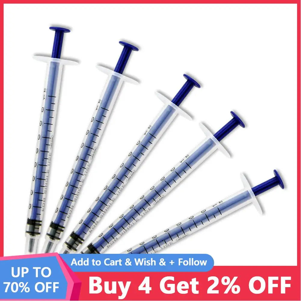 NEW 5pc 1ml plastic Syringes