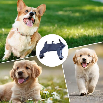 Waterproof Dog Boots With Suspenders