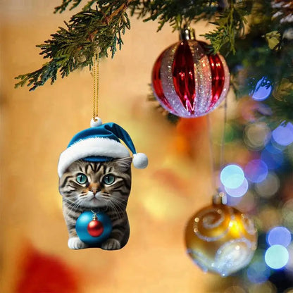 Cat Christmas Tree Ornaments