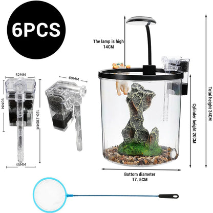 1.5 Gal Betta Fish Tank Starter Kit