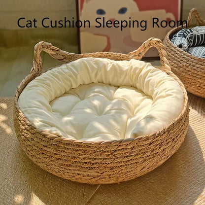 Four Seasons Pure Handmade Vine Woven Cat Nest