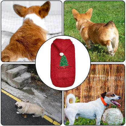 Puppy Christmas Sweater For Small to Medium Dogs