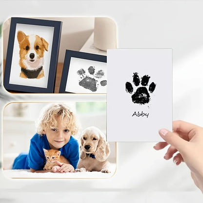 Pet Paw Print Impression Kit with Photo Frames