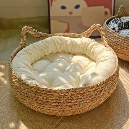 Four Seasons Pure Handmade Vine Woven Cat Nest