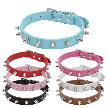 Leather/studded Pet Collar