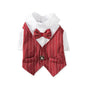 Bowtie Tuxedo Formal Shirt For Small Dogs
