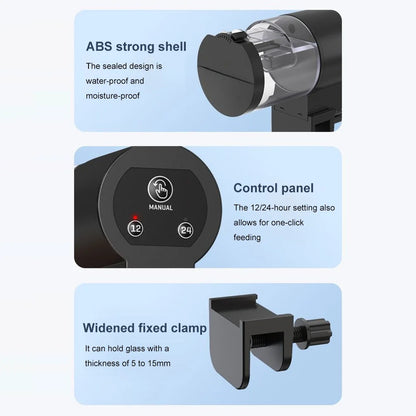 Large Capacity Automatic Fish Feeder for Aquariums