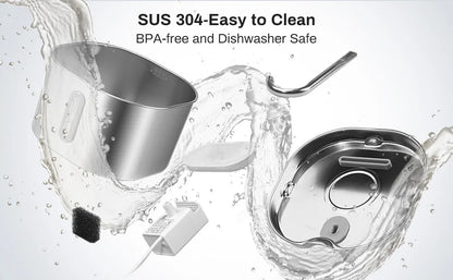 Stainless Steel Ultra Quiet Pet Fountain