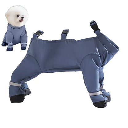 Waterproof Dog Boots With Suspenders