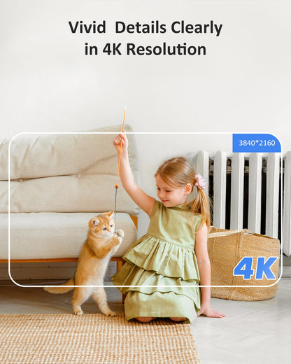 4K UHD Indoor Security Camera