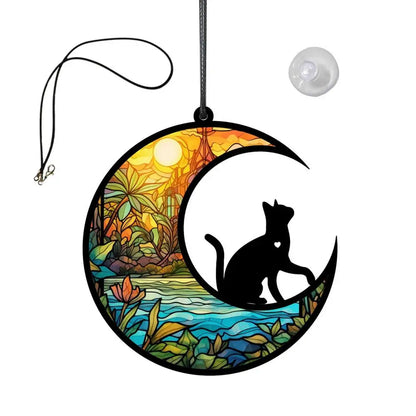Cat Memorial Suncatcher