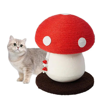 Mushroom Cat Scratching Post