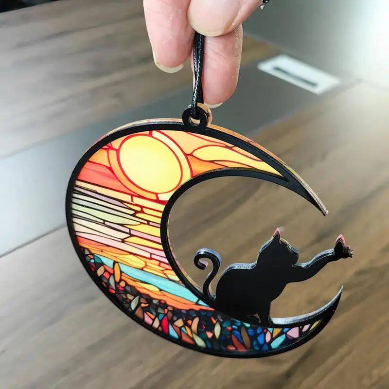Cat Memorial Suncatcher