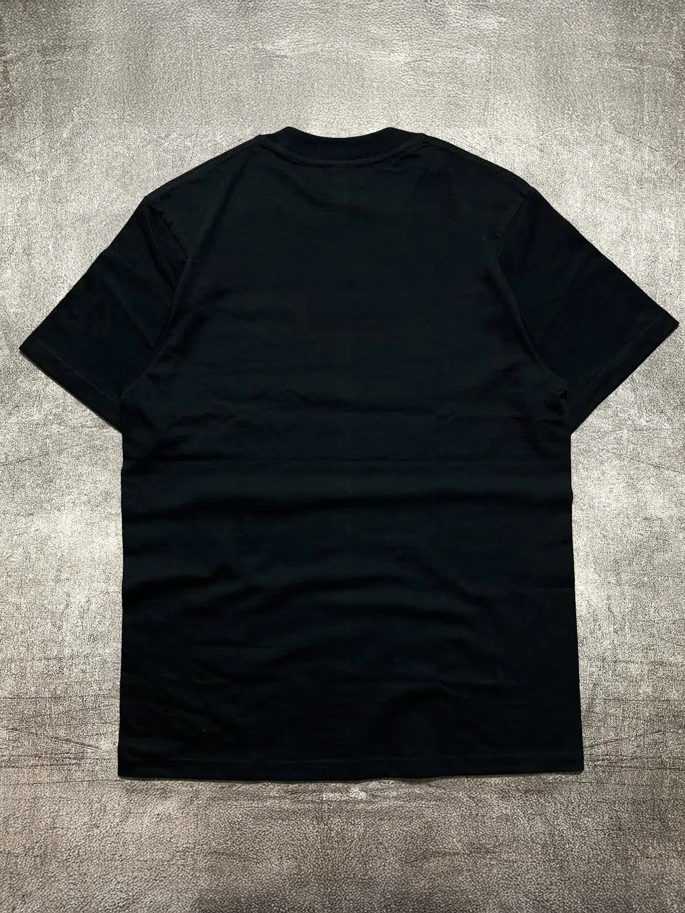 Men's Black Cotton T - Shirt