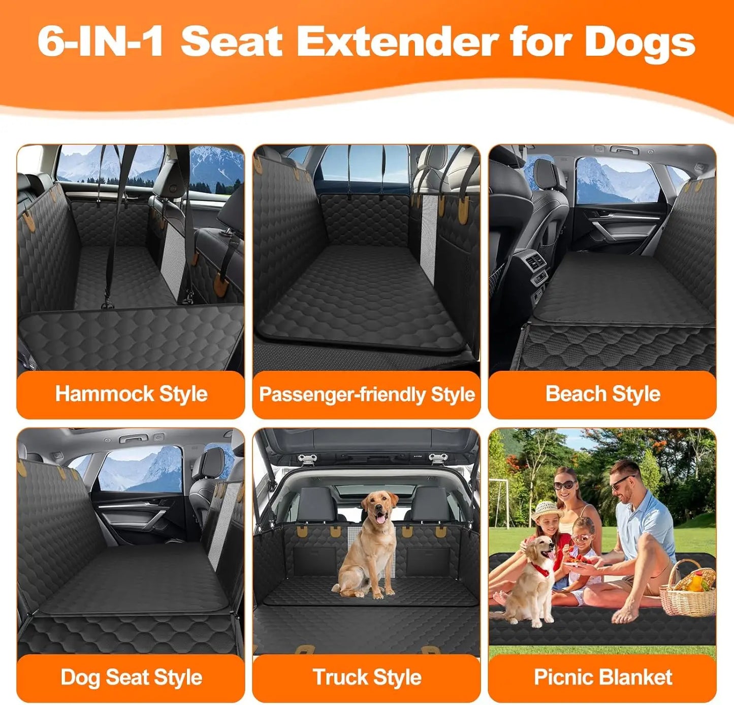 Waterproof Pet Travel Seat Protector