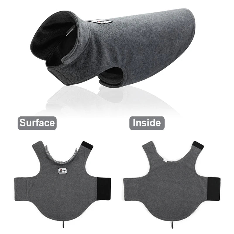 Reflective Big Dog Fleece Jacket