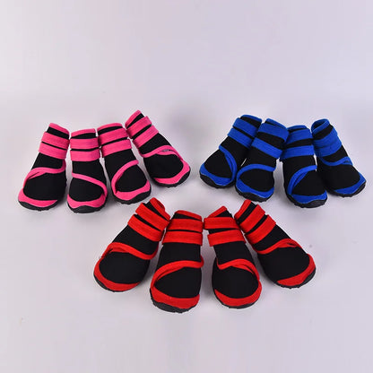 Waterproof Anti-slip Rain/Snow Footwear for Large Dogs