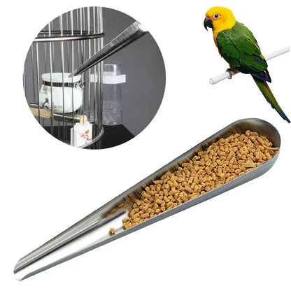 Stainless Steel Bird Feeding Spoon