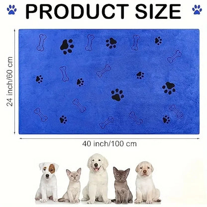 Soft Microfiber Dog Bath & Grooming Towels