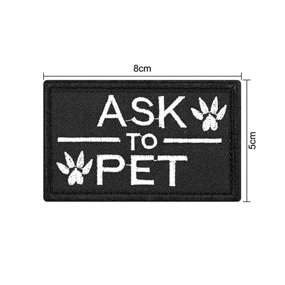 12 Pieces Tactical Patch Bundle For Dog Vest